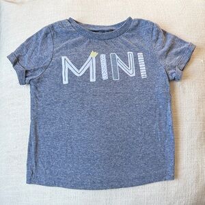 Tag blue Kids T-Shirt with 'MINI' Design